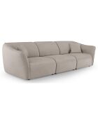 Canapé Modulaire Flora 5 Places beige foncé - 292x102x79 cm