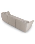 Canapé Modulaire Flora 5 Places beige foncé - 292x102x79 cm