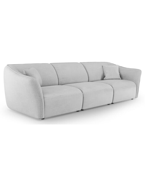 Canapé Modulaire Flora 5 Places gris clair - 292x102x79 cm