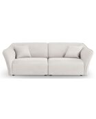 Canapé Modulaire Flora 3 Places ivoire - 206x102x79 cm