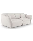Canapé Modulaire Flora 3 Places ivoire - 206x102x79 cm