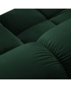 Canapé Modulaire Velours Tropea 3 Places vert bouteille - 188x188x63 cm