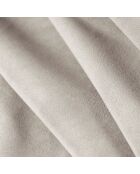 Canapé Modulaire Velours Tropea 3 Places beige clair - 188x188x63 cm