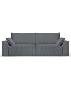 Canapé Convertible Avec Coffre Sophia 3 Places gris - 235x100x87 cm