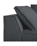 Canapé Convertible Avec Coffre Sophia 3 Places gris - 235x100x87 cm