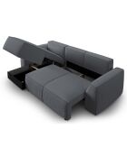 Canapé Angle Gauche Convertible avec Coffre Sophia 3 Places gris - 248x165x87 cm