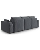 Canapé Angle Droit Convertible avec Coffre Sophia 3 Places gris - 248x165x87 cm