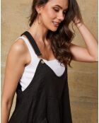Salopette 100% Lin Bridge noire