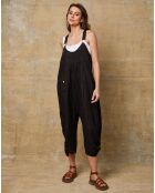 Salopette 100% Lin Bridge noire