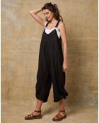 Salopette 100% Lin Bridge noire