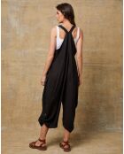 Salopette 100% Lin Bridge noire