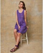 Robe 100% Lin Carolyn violette