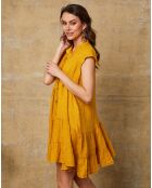 Abito Deka 100% lino senape