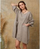 Robe 100% Lin Direct taupe