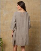 Robe 100% Lin Direct taupe