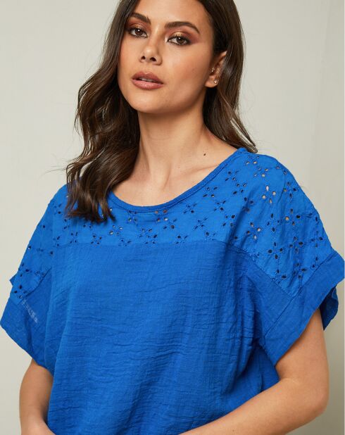 Königsblaues Top Elymis