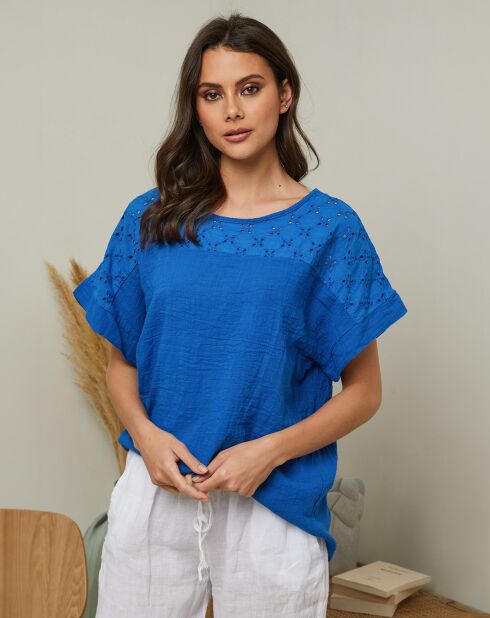 Top Elymis bleu royal
