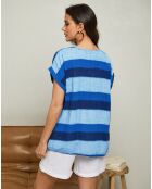 Top Epicea bleu electrique