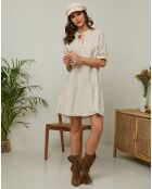Robe 100% Lin Gabin beige