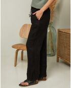 Pantalon 100% Lin Garancel noir