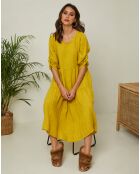 Robe 100% Lin Lantana safran