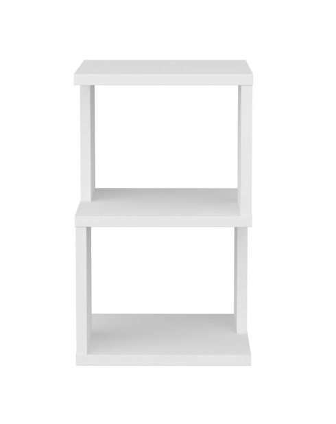 Table de chevet Carter blanche -  29.6x29.6x49.4 cm
