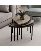 Table basse Emma anthracite - 90x42x42 cm