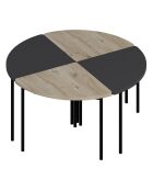 Table basse Emma anthracite - 90x42x42 cm