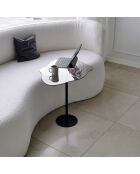 Table basse Dior noire - 60x50x45 cm