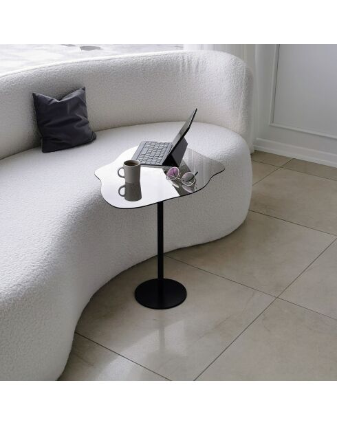 Table basse Dior noire - 60x50x45 cm