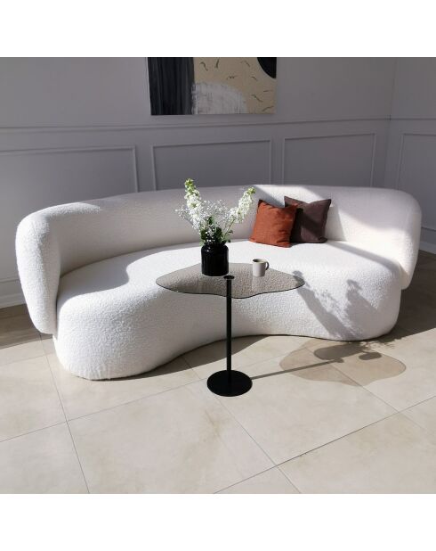 Table basse Dior noire - 60x50x45 cm