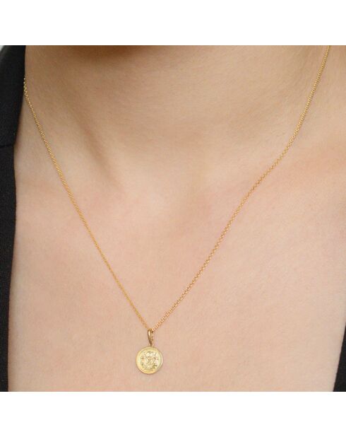 Pendentif Astro Lisse Balance or jaune