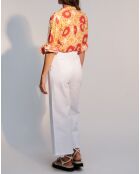 Pantalon Court Fiona blanc