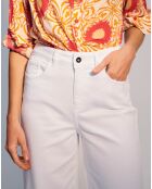 Pantalon Court Fiona blanc