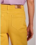 Pantalon Court Fiona jaune