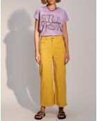 Pantalon Court Fiona jaune