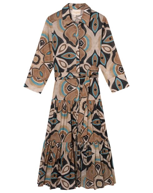 Ilma ecrufarbenes Hemdkleid