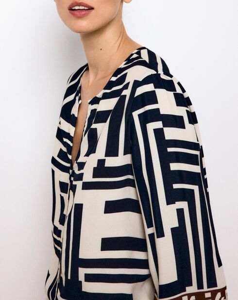 Camicia nera Loose Orphee