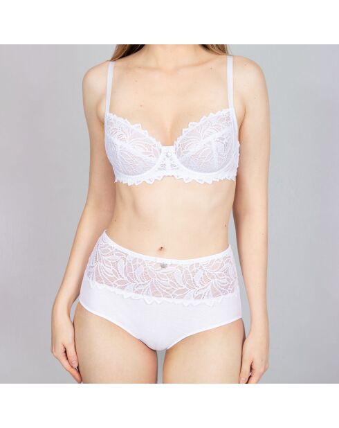 Lot de 2 culotte haute ROSANA blanc