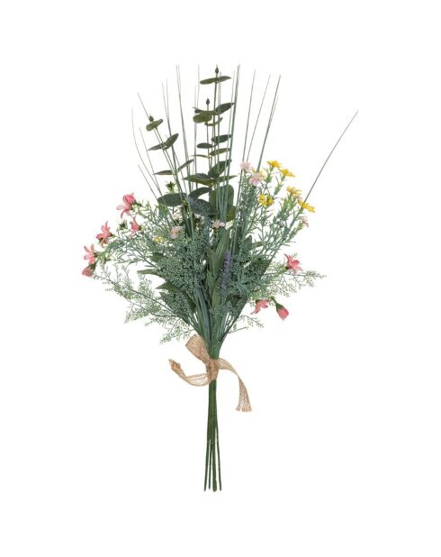 Bouquet d'eucalyptus bucolique multicolore - 35x33x66 cm