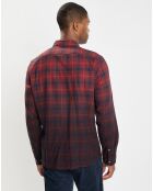 Chemise Carreaux Degradé Sl rouge/bleu