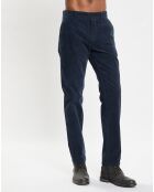 Pantalon Stig Velours Milleraies bleu marine
