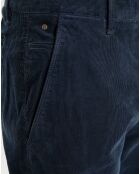 Pantalon Stig Velours Milleraies bleu marine