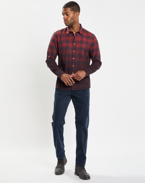 Pantalon Stig Velours Milleraies bleu marine