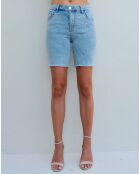 Short en jean Stéphanie bleu