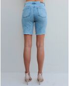 Short en jean Stéphanie bleu