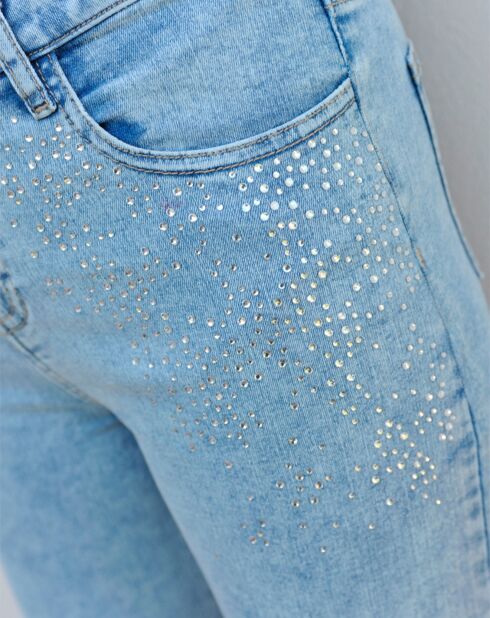 Short en jean Stéphanie bleu