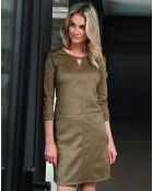 Robe Cairo vert kaki