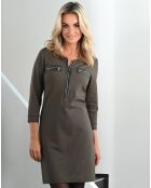 Robe Lorelle vert kaki