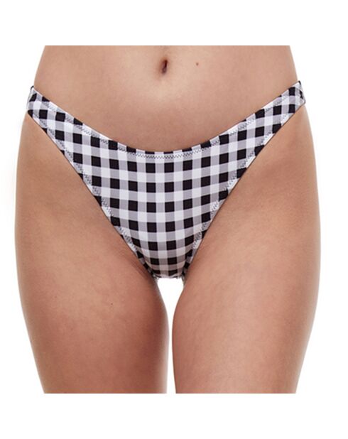 Bas de maillot de bain Luma noir/blanc